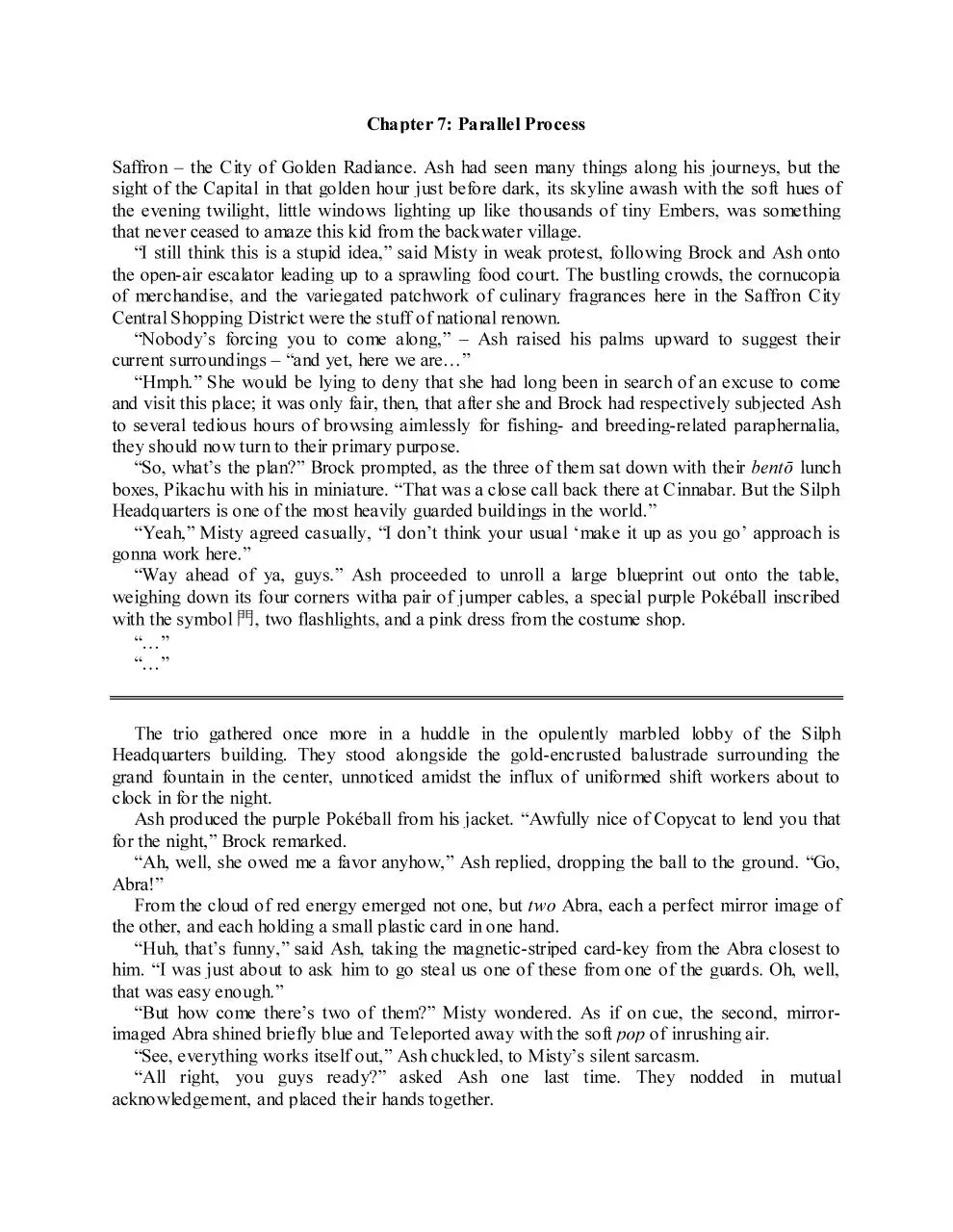 Page 1 of 8, ParallelProcess