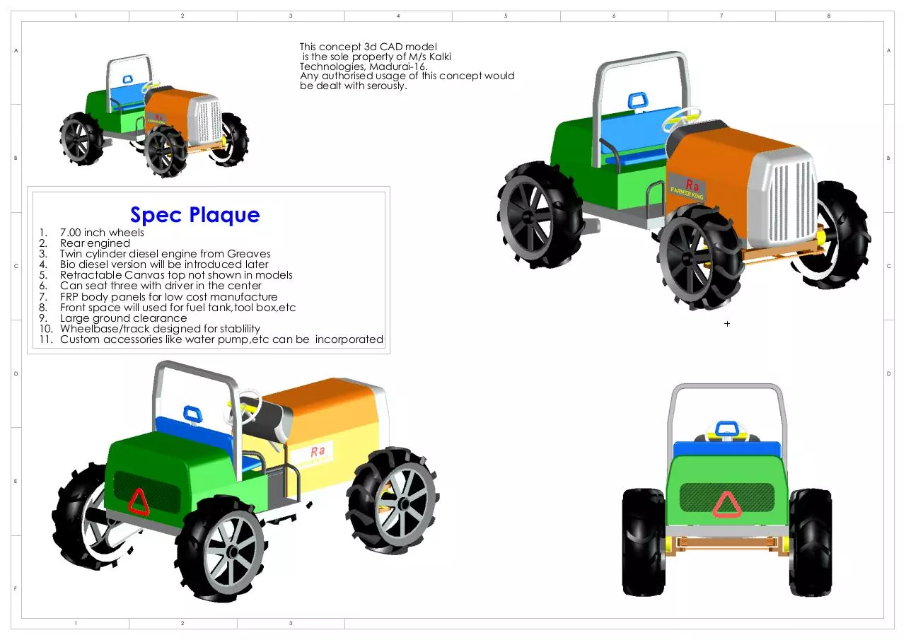 Page 1 of 1, mini TRACTOR