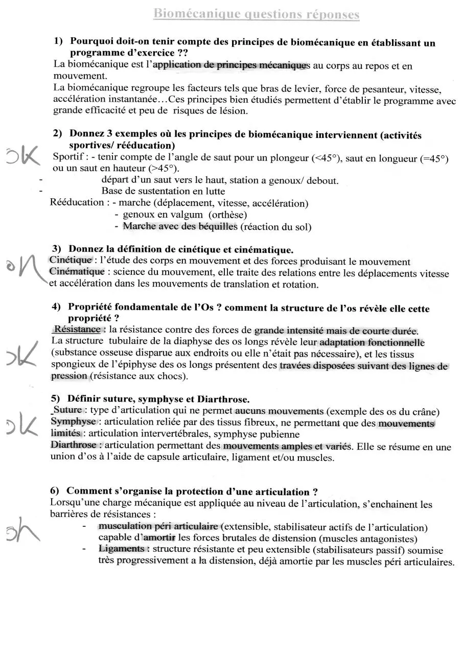 Page 1 of 16, Biomecanique Tuyaux