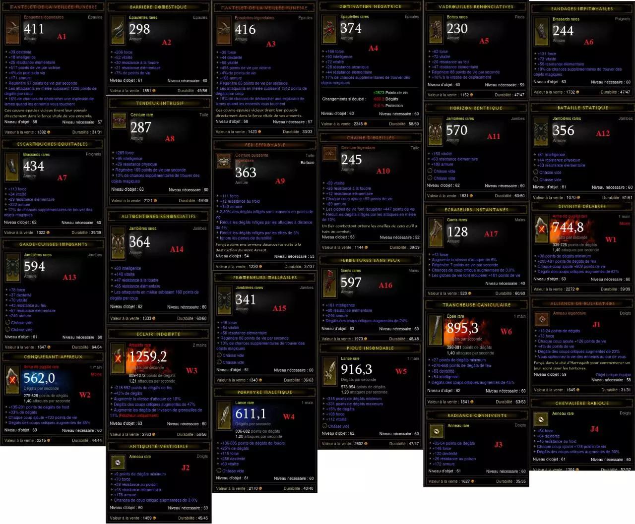 Page 1 of 1, D3 auction
