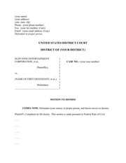 generic motion to dismiss in pdf