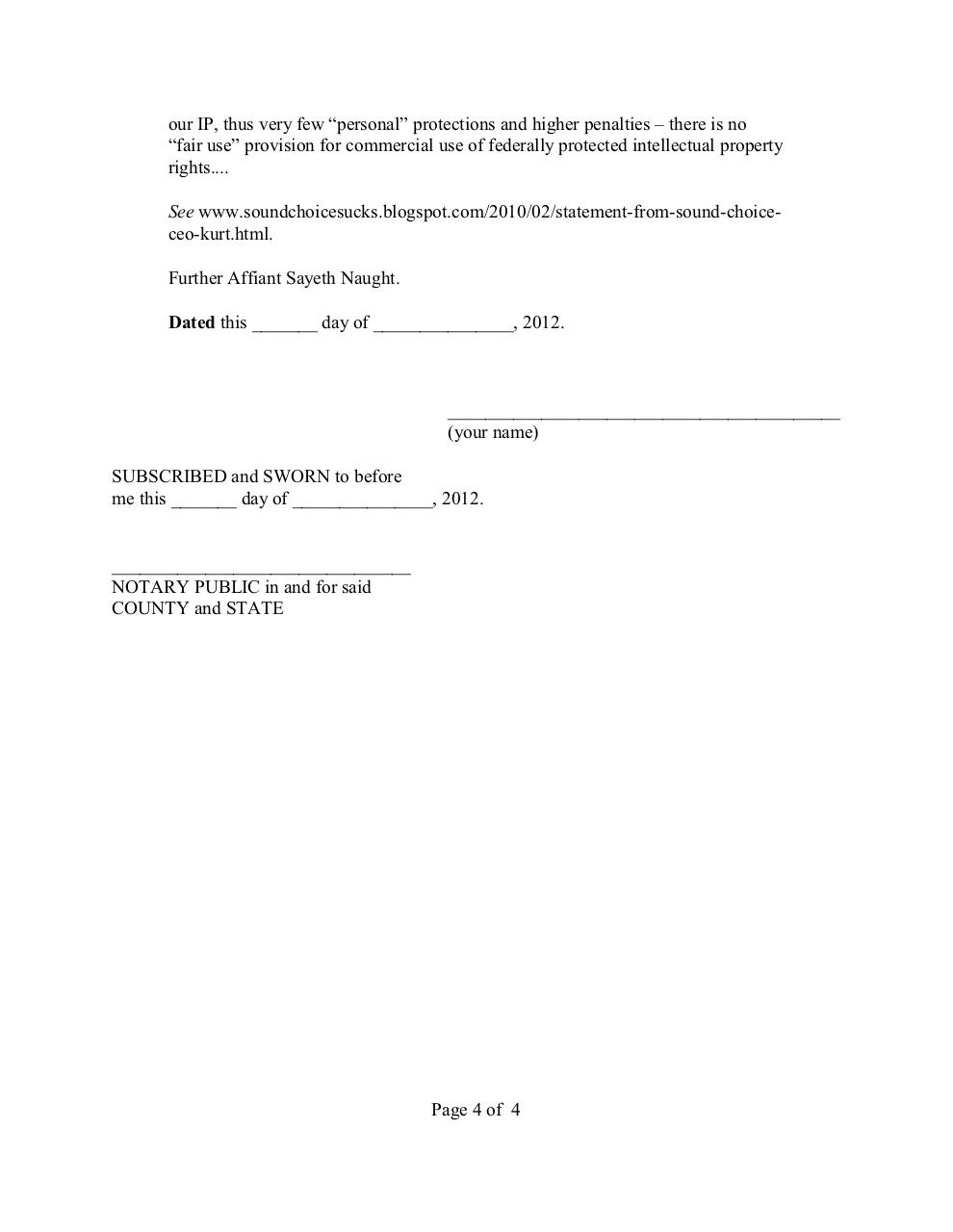 Document preview Motion to Dismiss affidavit.pdf - page 4/4