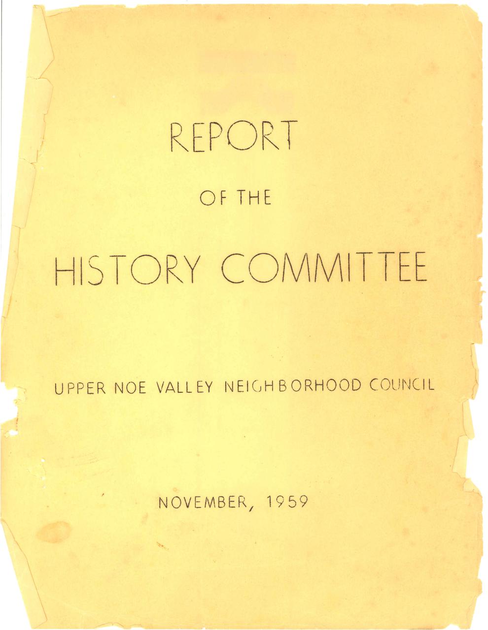 Upper Noe Valley History Report 1959.pdf - page 1/59
