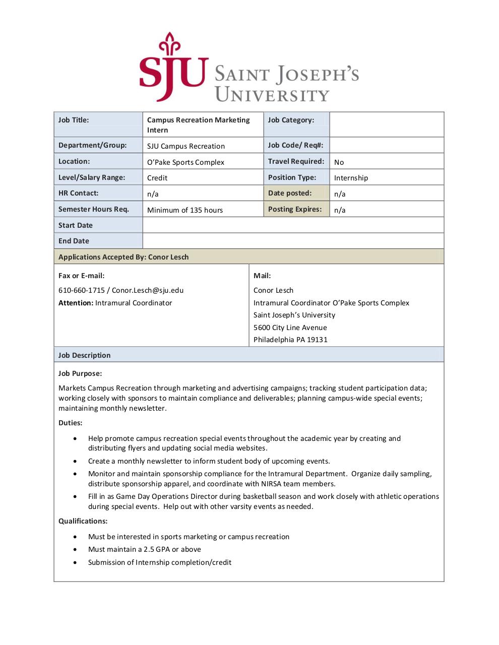 Document preview Campus Rec. Internship.pdf - page 1/2