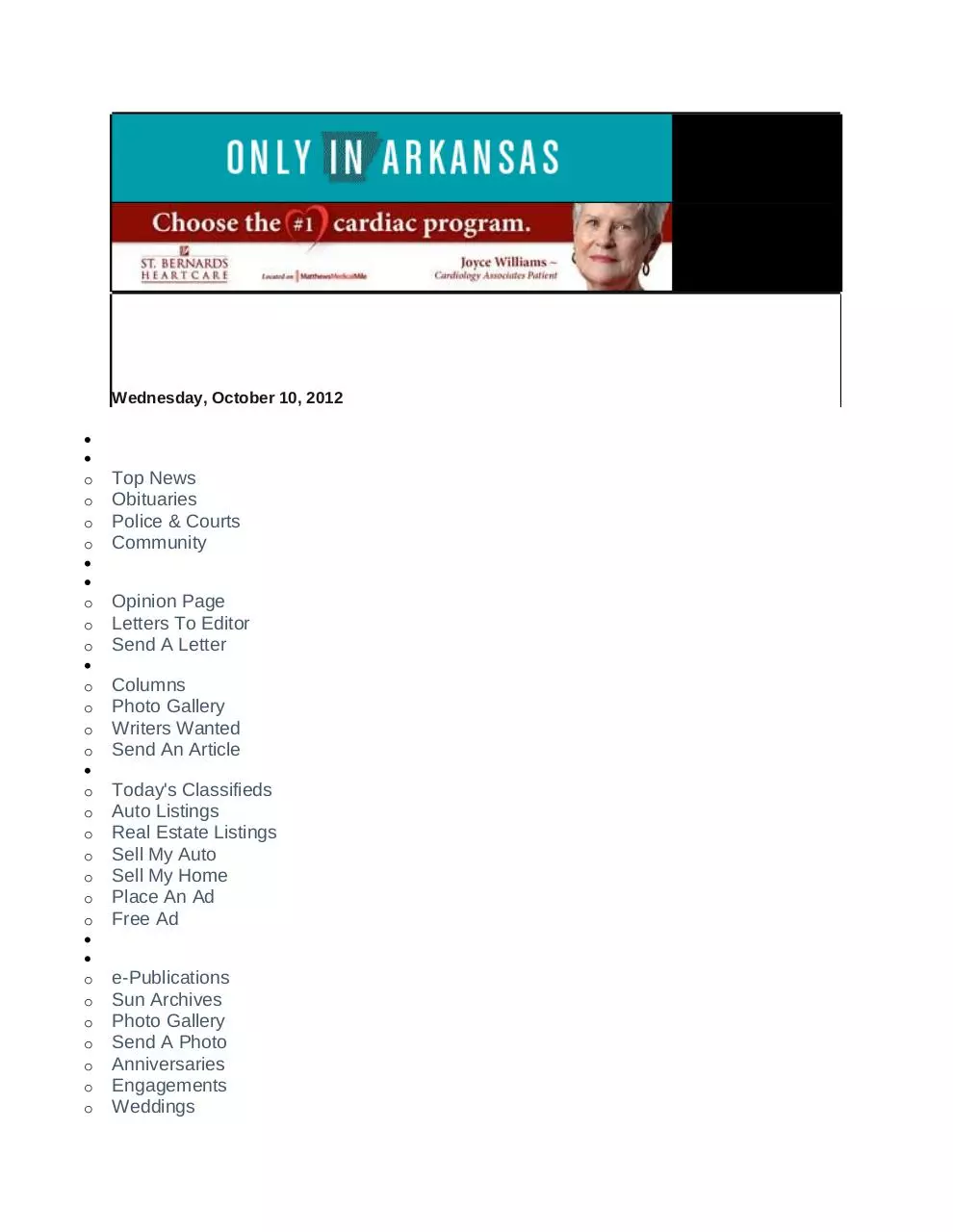 Page 1 of 4, Jonesboro Sun Hearing Set