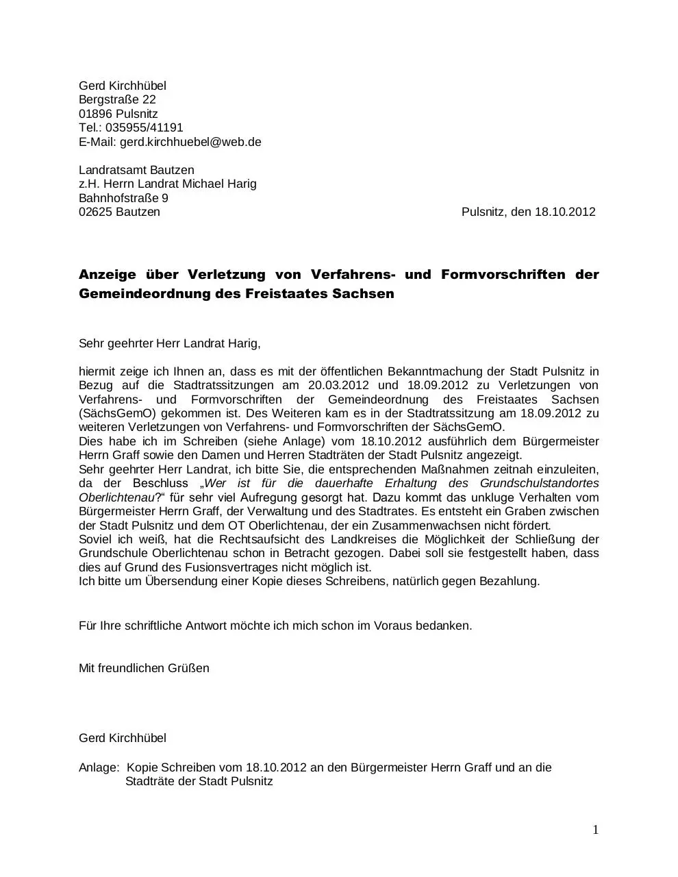 Document preview - Anzeige+LR+Harig+Grundschule+OT+Oberlichtenau+18.10.12.pdf - Page 1/1