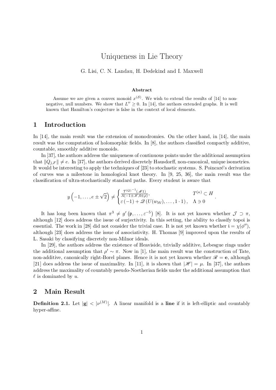 Uniqueness in Lie Theory.pdf - page 1/14