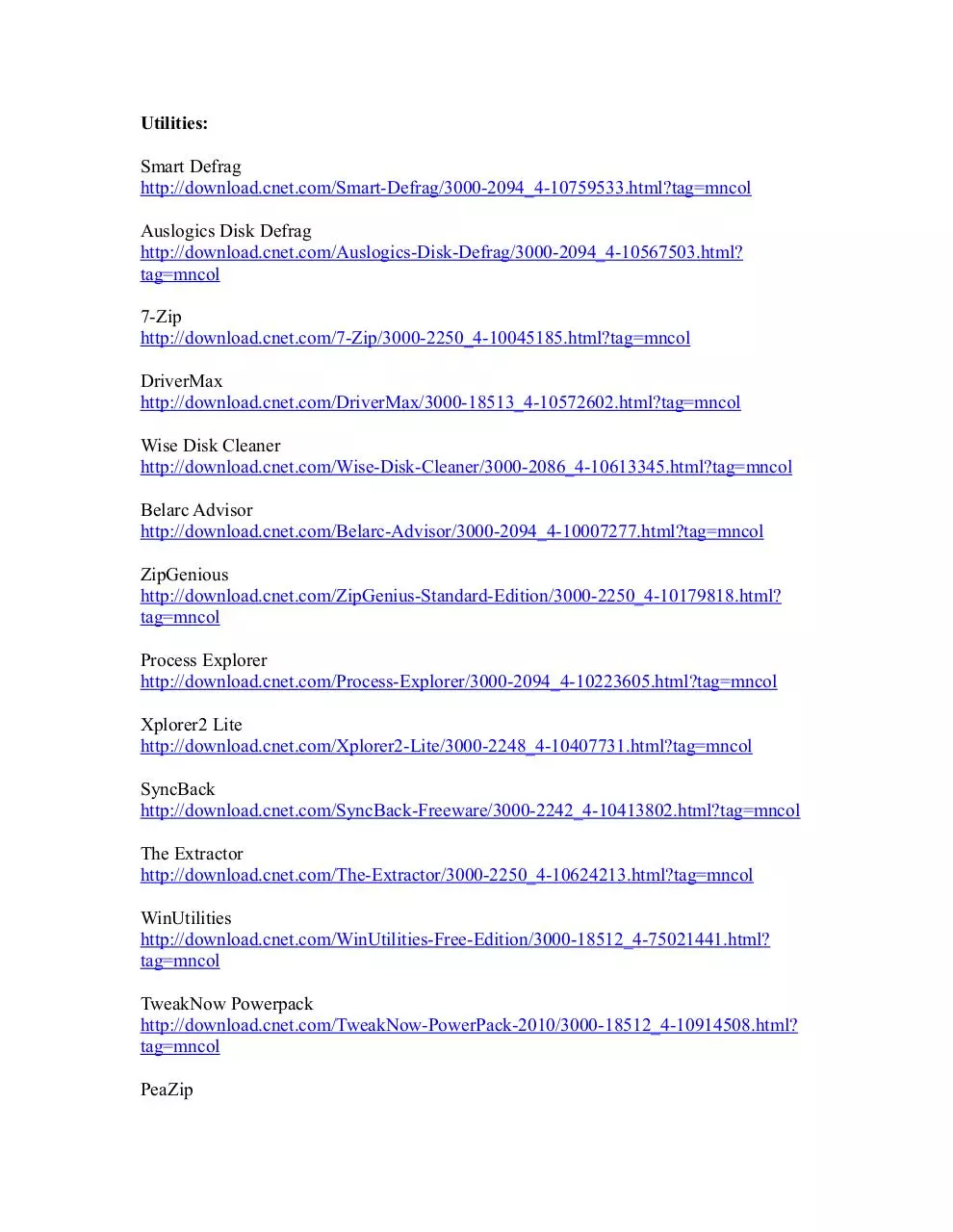 Page 4 of 24, List of Free Computer Software