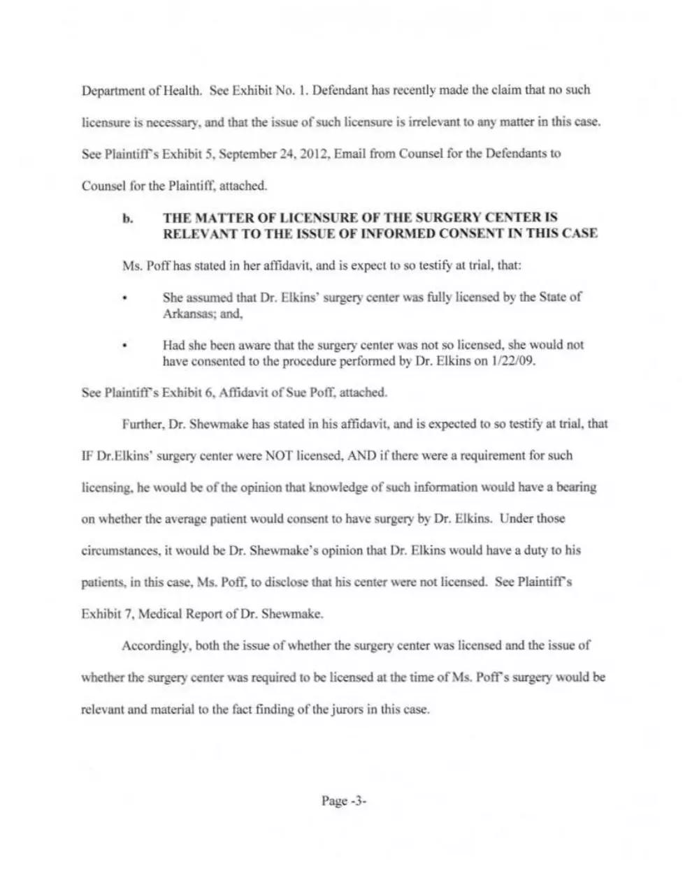 Page 3 of 39, Motion for More Discovery