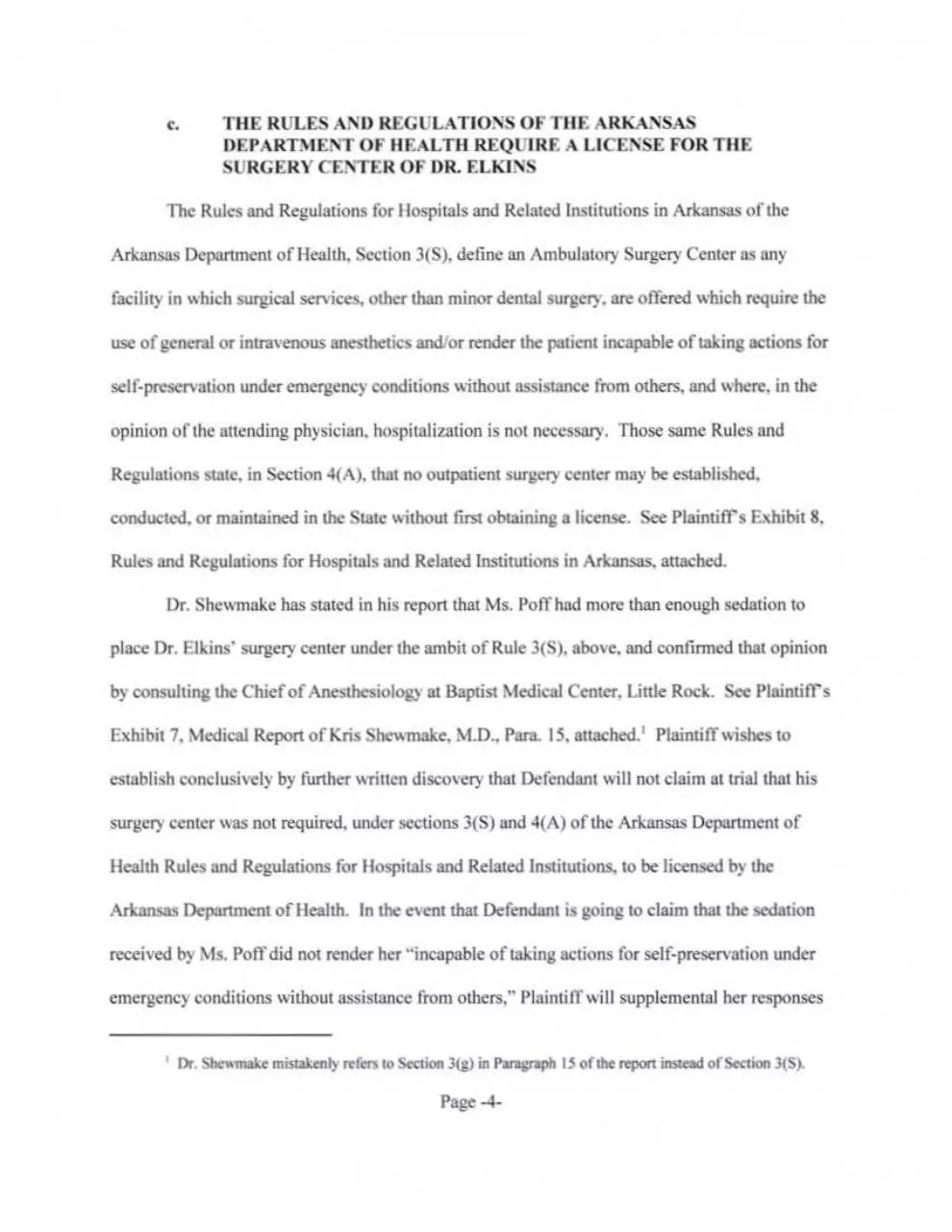 Page 4 of 39, Motion for More Discovery
