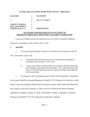 Page 1, Motion for More Discovery