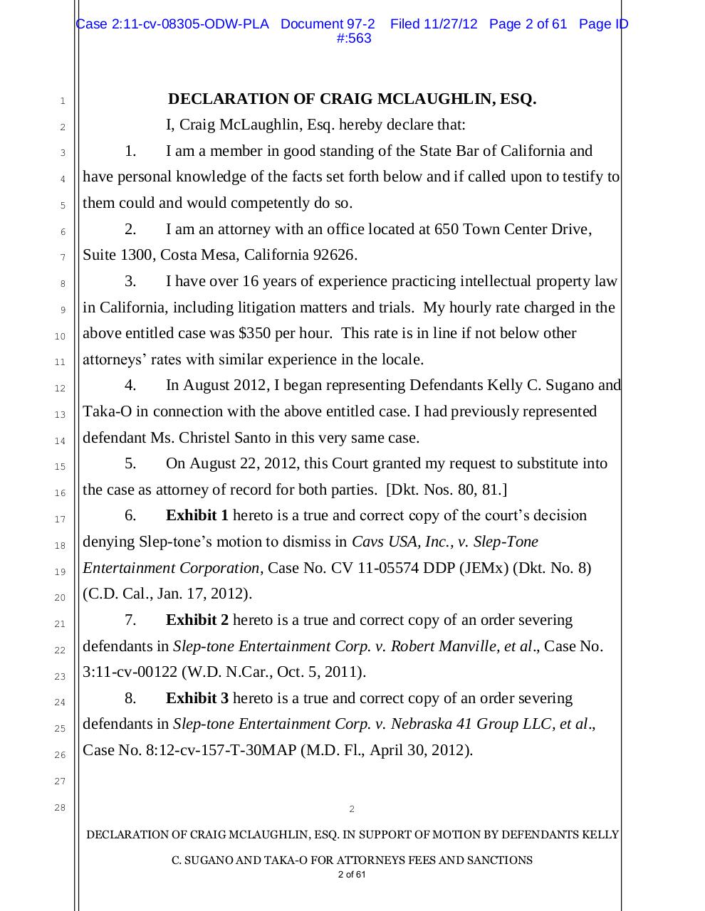 Motion for Attorney's Fees Ex. 2.pdf - page 2/61
