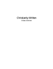 christianity written