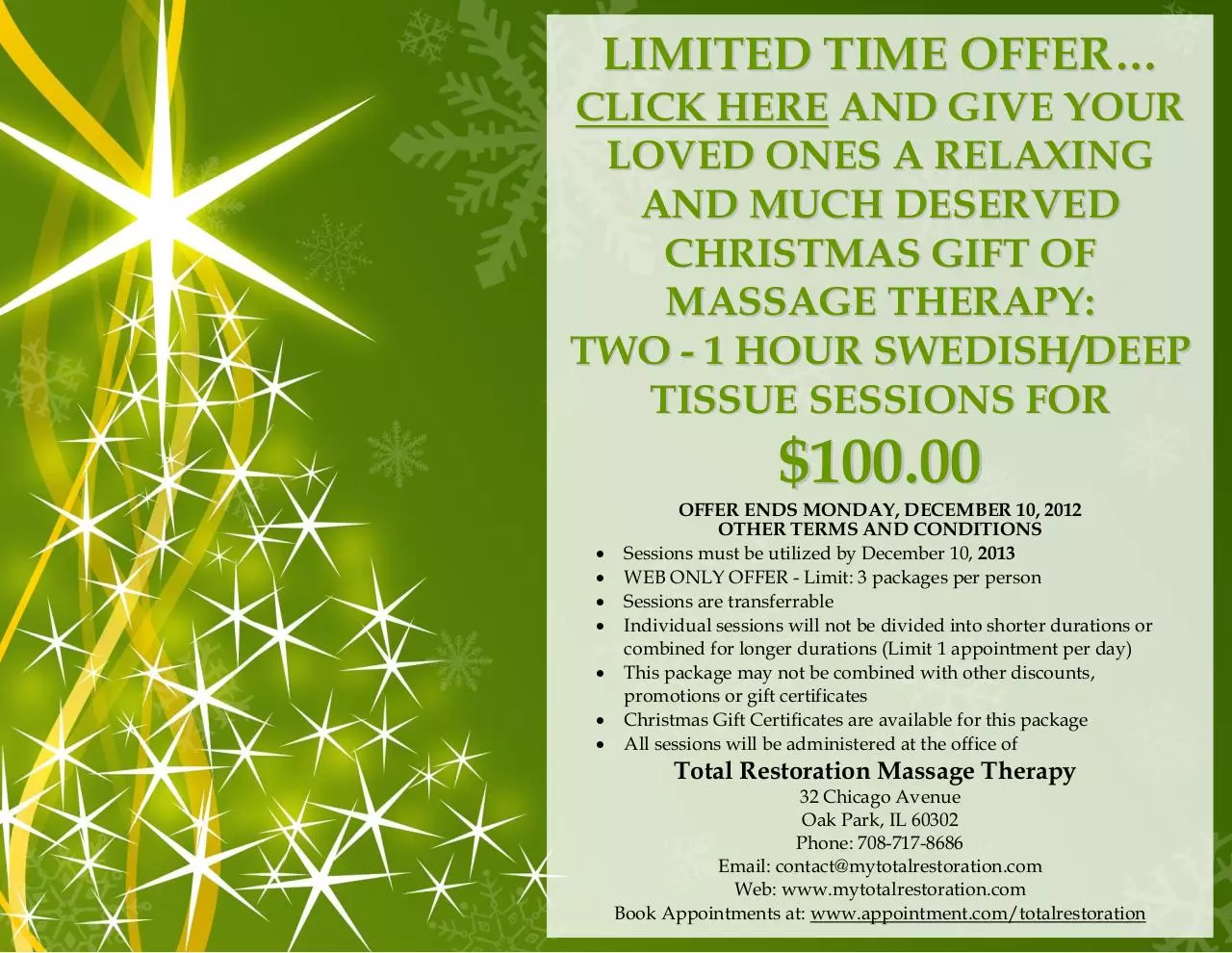 Page 1 of 1, 2012 TRMT A Great Christmas Gift