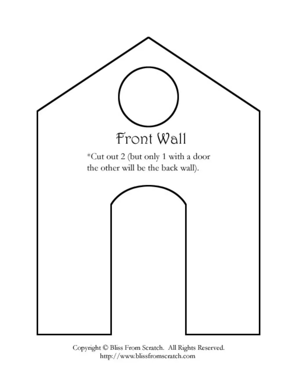 Page 1 of 1, FrontWall