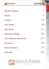 Page 3, Skulthai Architectural Hardware Catalog