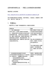 Page 1, 對號入座 性傾向條例的負面影響