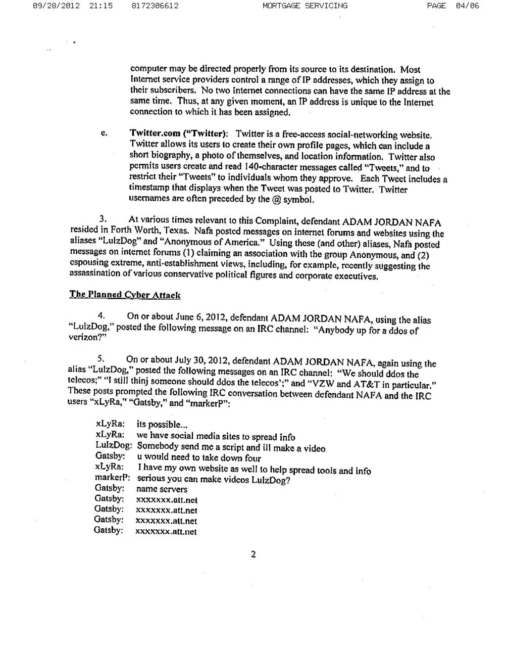 Page 4 of 6, adam nafa complaint