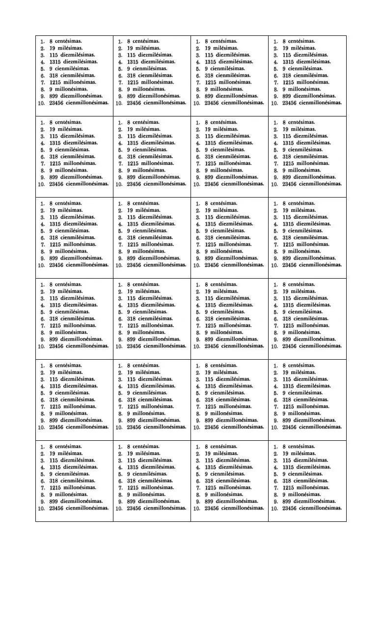 Page 1 of 1, matematica 2013 bimestre 1 ejercicio 4 escribir decimales