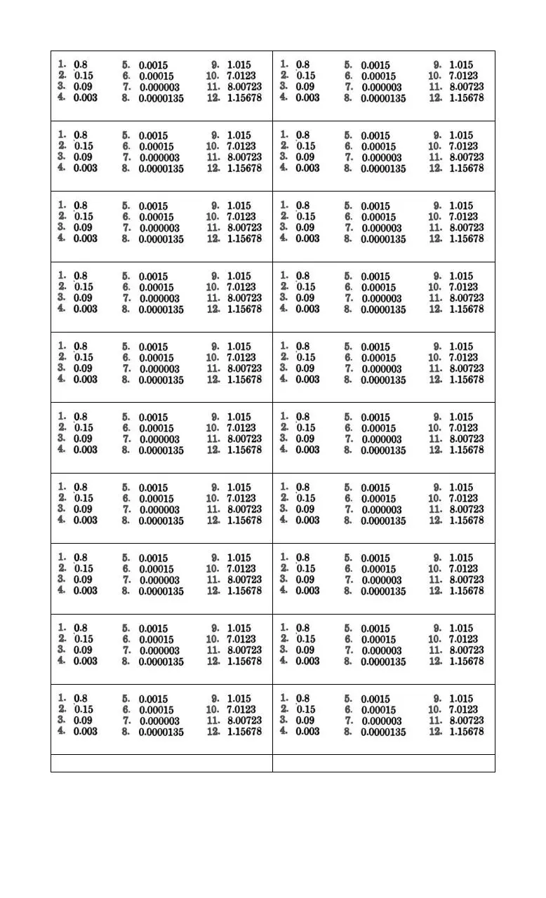 Page 1 of 1, matematica 2013 bimestre 1 ejercicio 5 leer decimales