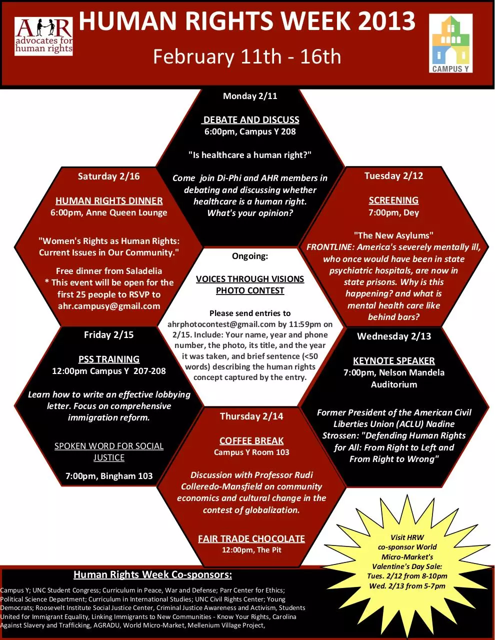 Page 1 of 1, Human Rights Week 2013 Flyer