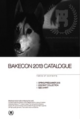 Page 1, BAKECON 2013 CATALOGUE