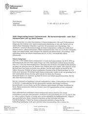 Page 1, svar fra fylkesmannen i nordland