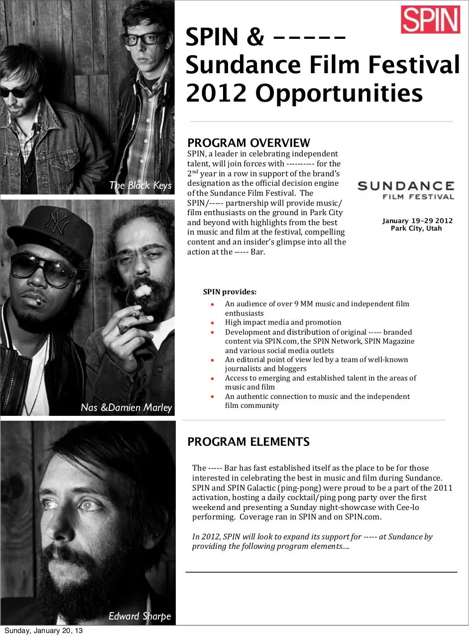 Page 1 of 5, FilmPartnershipOppPPT