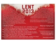 Page 1, Lent Guide 2013