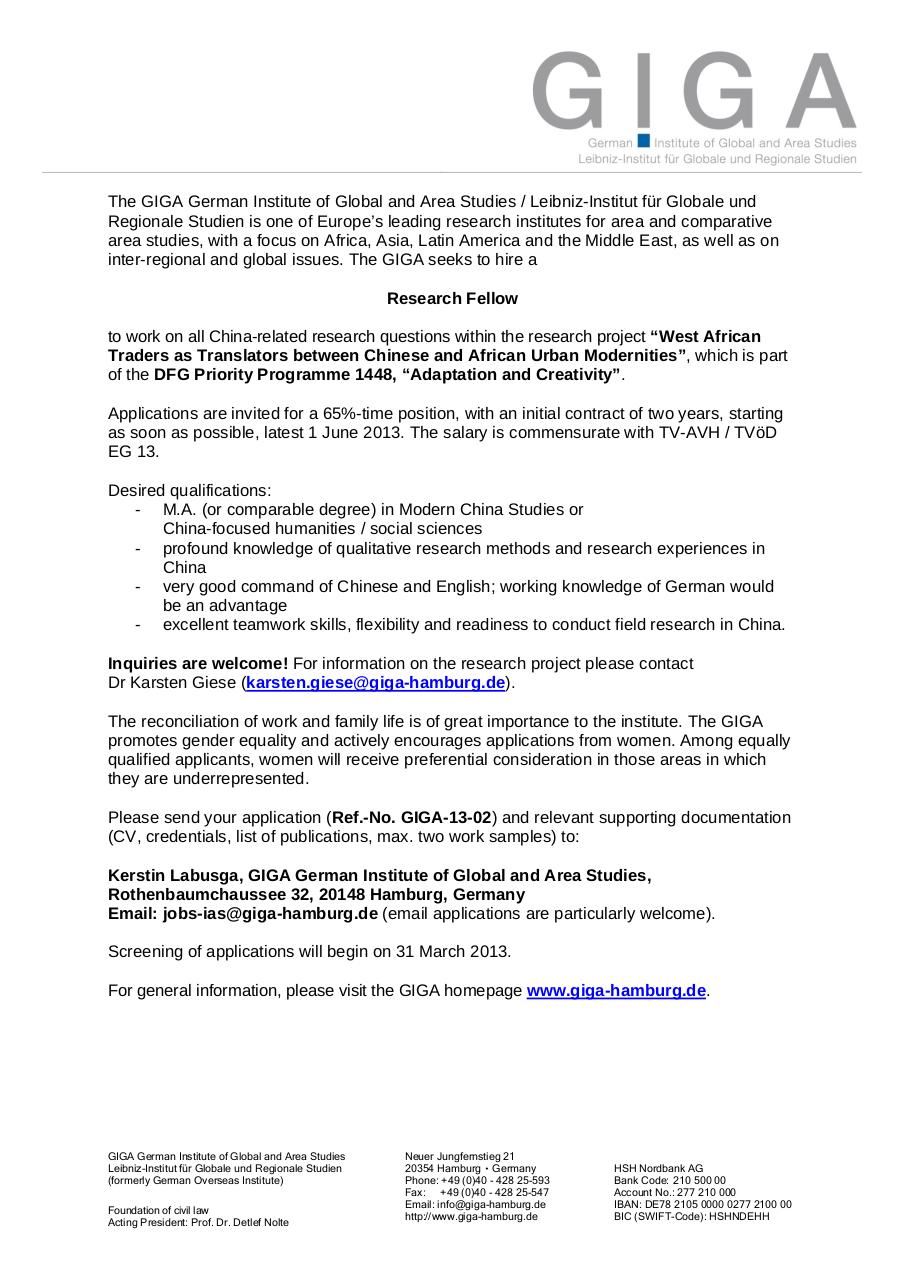 Document preview GIGA-13-02_stellenausschreibung_giese_eng.pdf - page 1/1