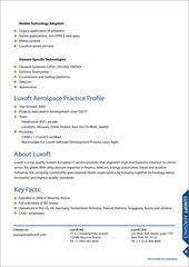 Page 4, brochure of luxoft aerospace expertise