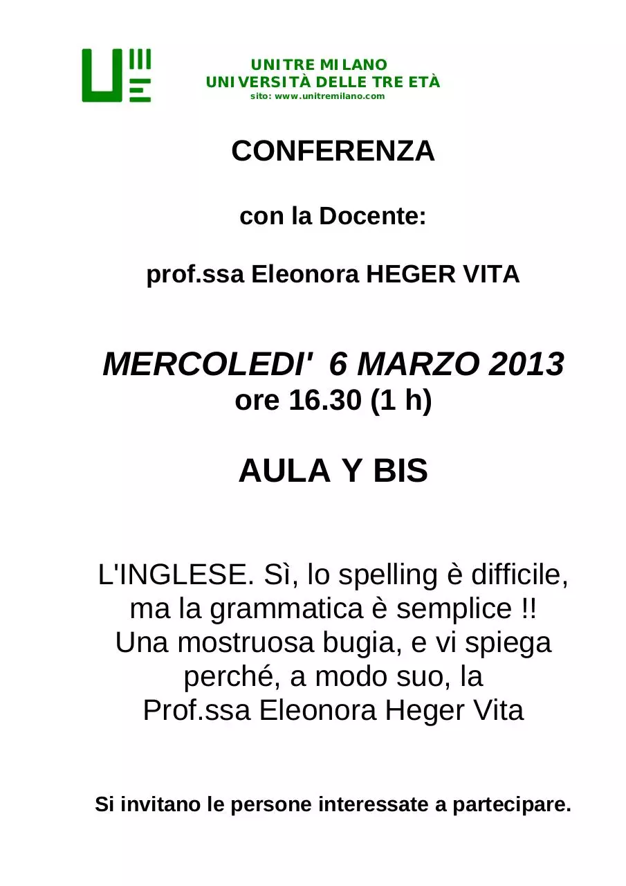 Page 1 of 1, 13 Heger conferenza 6 3 13