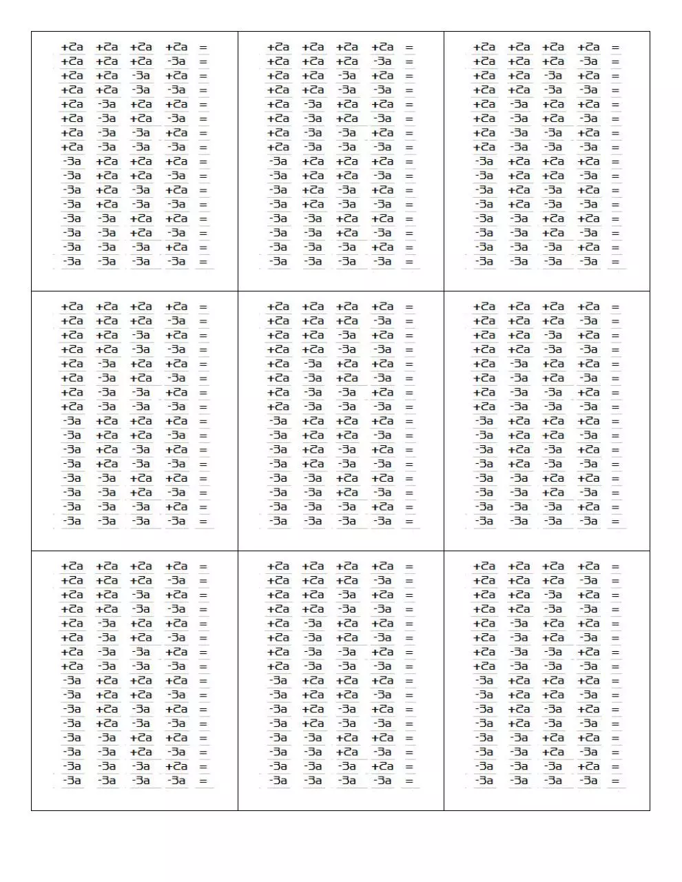 Page 1 of 1, matematica 2013 bimestre 1 ejercicio 9 terminos semejantes B