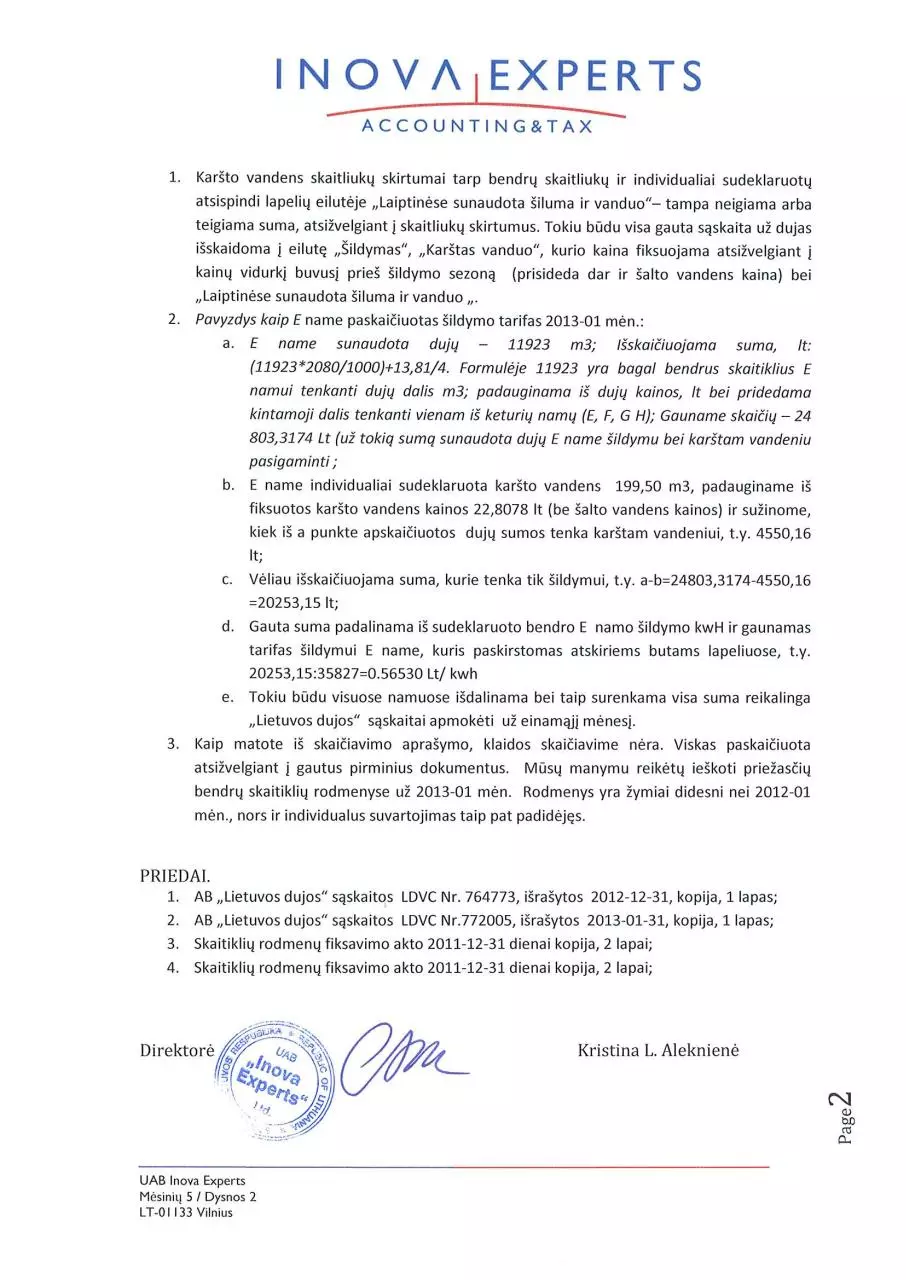 Page 2 of 9, Buhalteres atsakymas delsildymo 201301