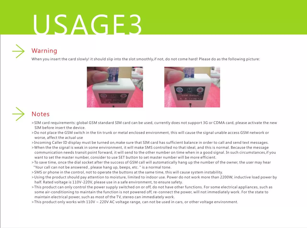 Page 5 of 8, H4 Smart Socket