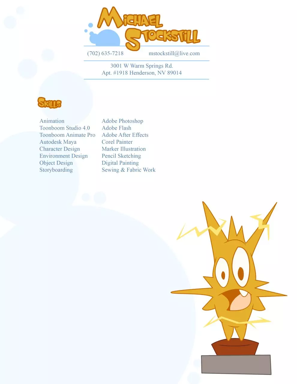 Page 2 of 2, Resume