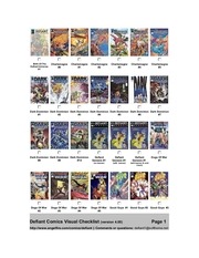 Page 1, Defiant Comics v400 Checklist