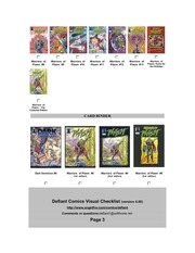 Page 3, Defiant Comics v400 Checklist