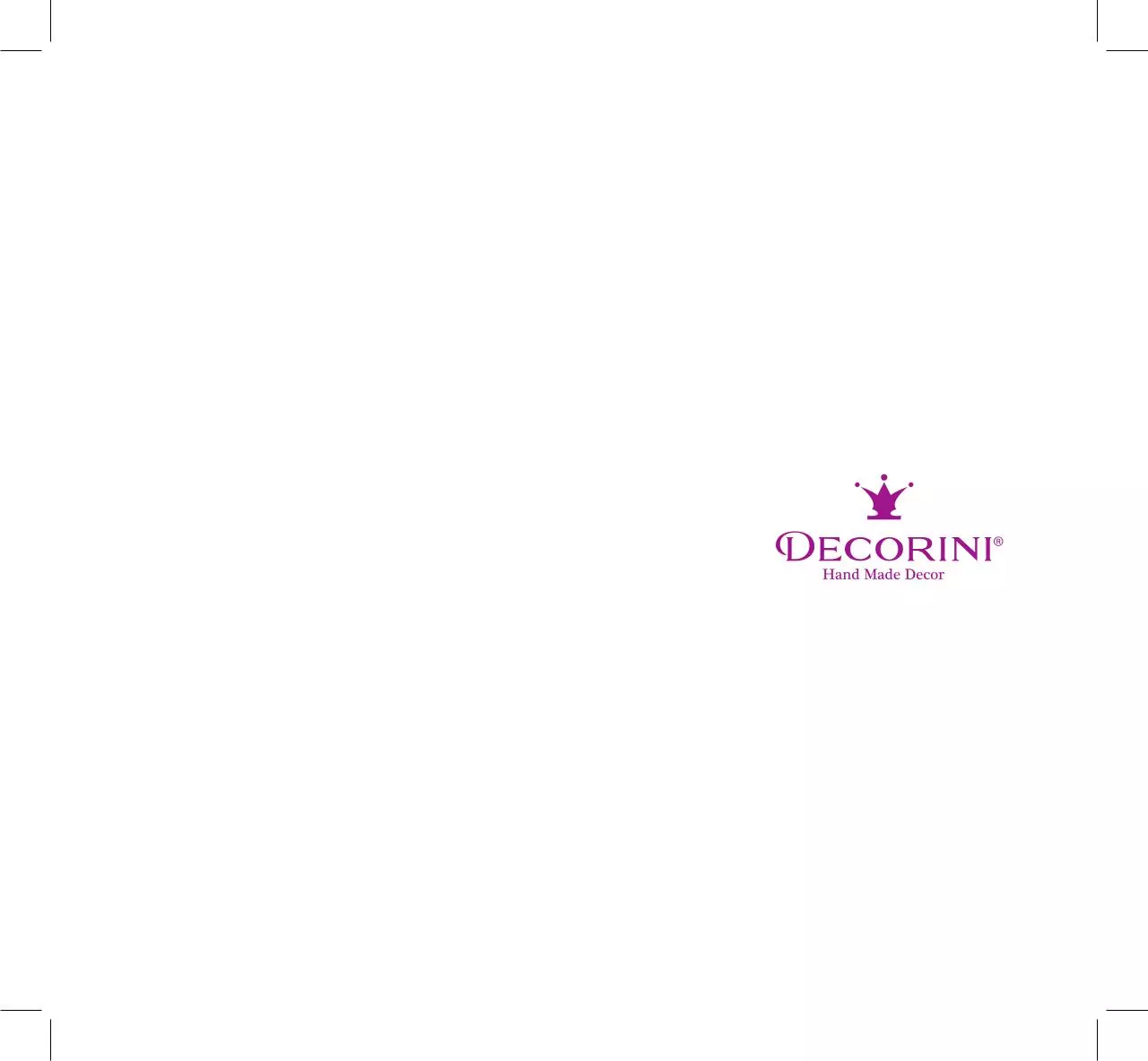 Page 1 of 12, Decorini Catalogue