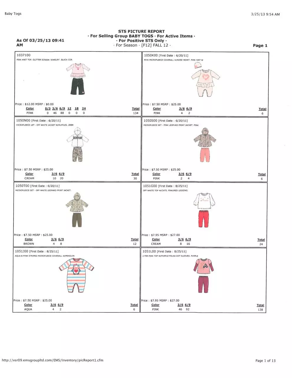 Page 1 of 20, SSales13032508370