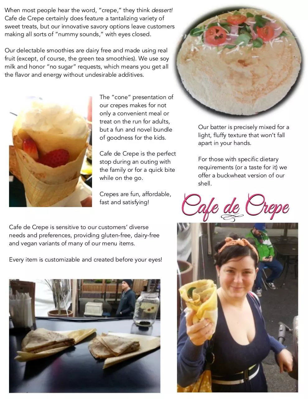 Page 2 of 2, Cafe de Crepe