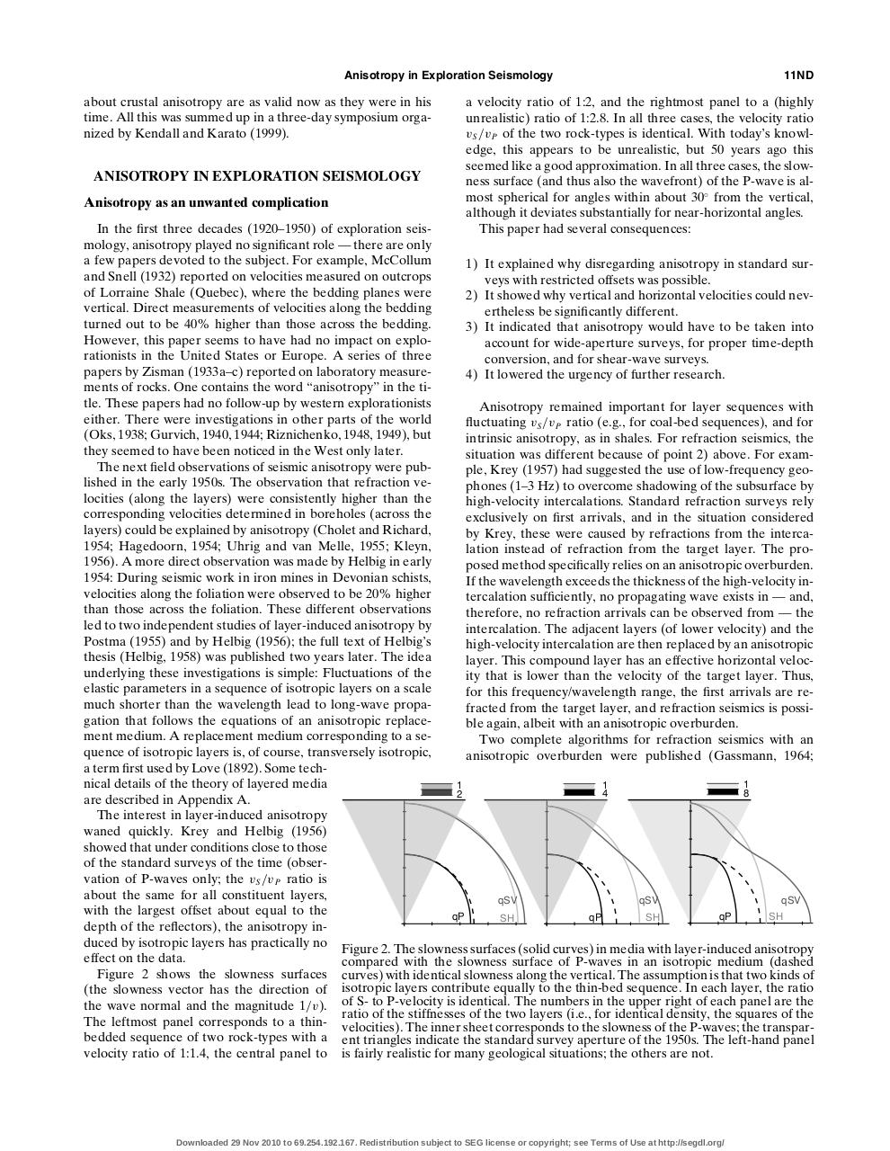 Helbig and Thomsen, 2005, historical review anisotropy 1.pdf - page 3/15