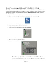 Page 1, Video Provisioning v3