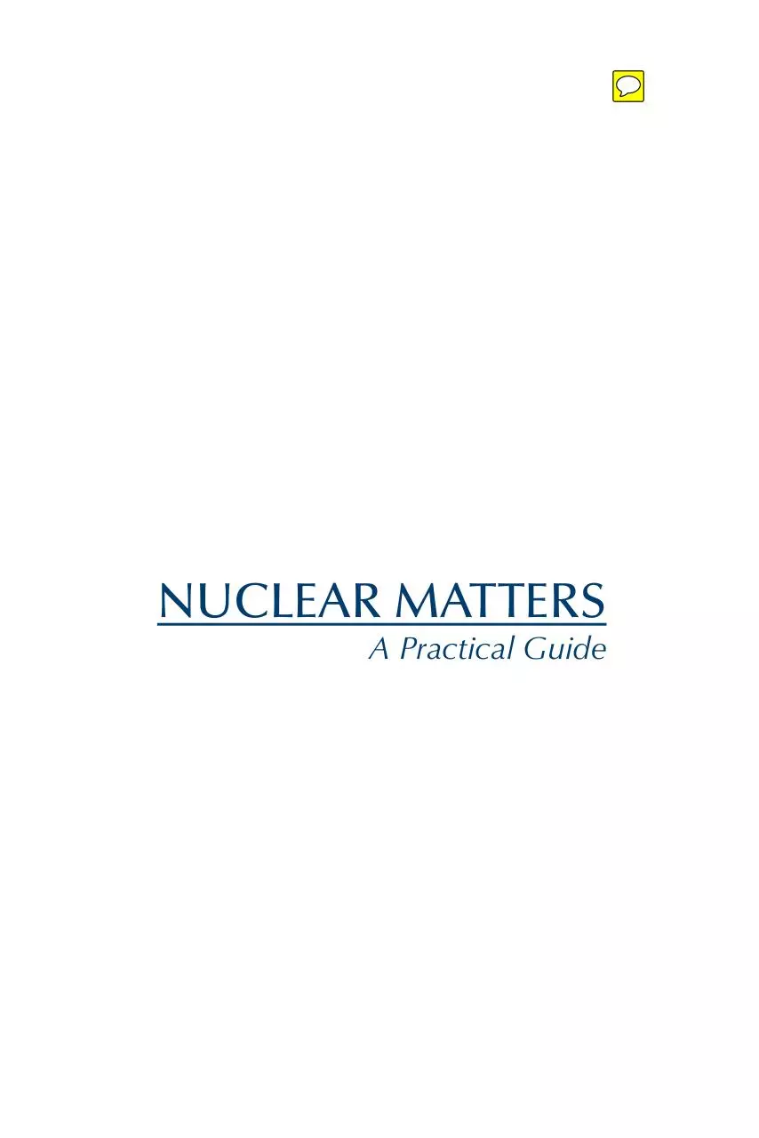Page 1 of 270, nuclear matters