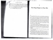 Page 1, The Dogs Begin to Fear Me