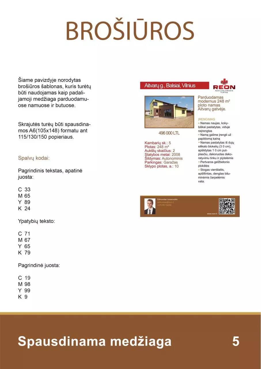 Page 5 of 8, REON dizaino vadovas