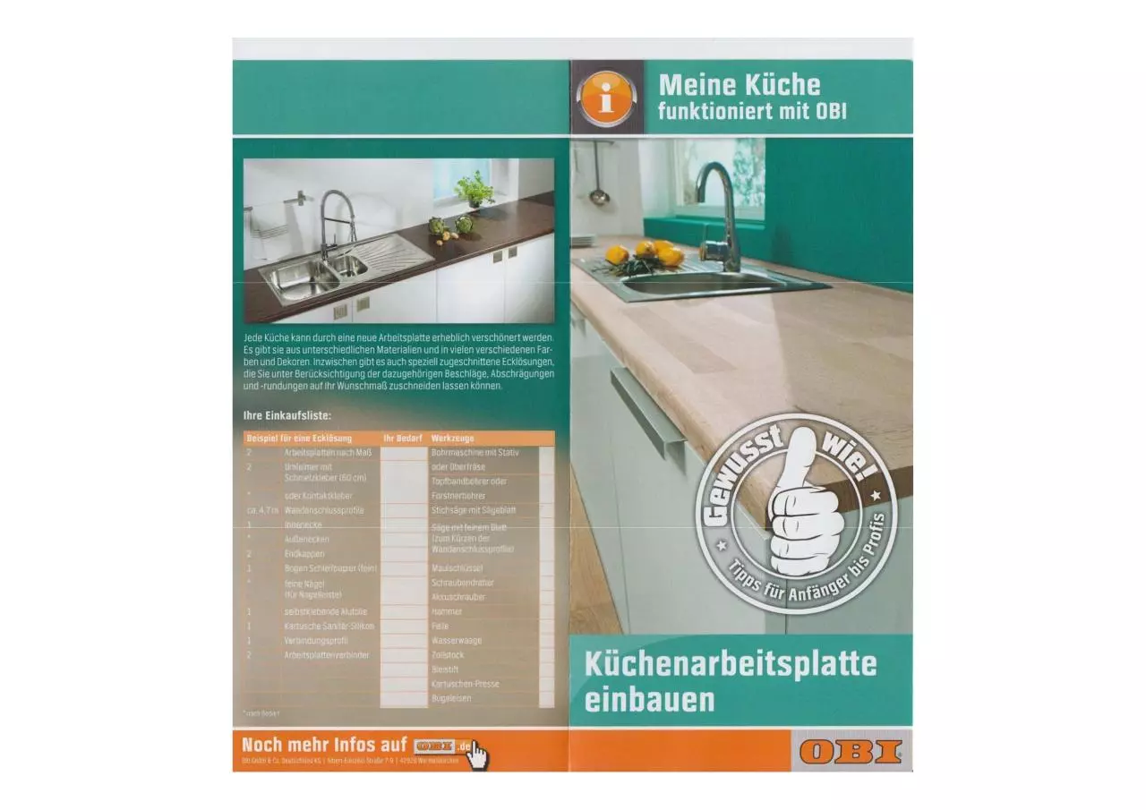 Page 1 of 2, Küchenarbeitsplatte