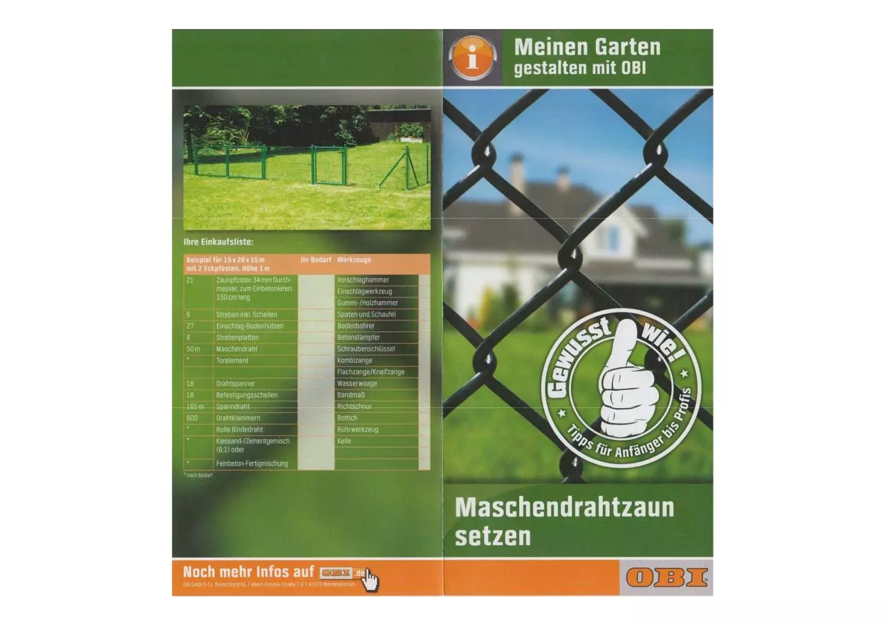 Page 1 of 2, Maschendrahtzaun