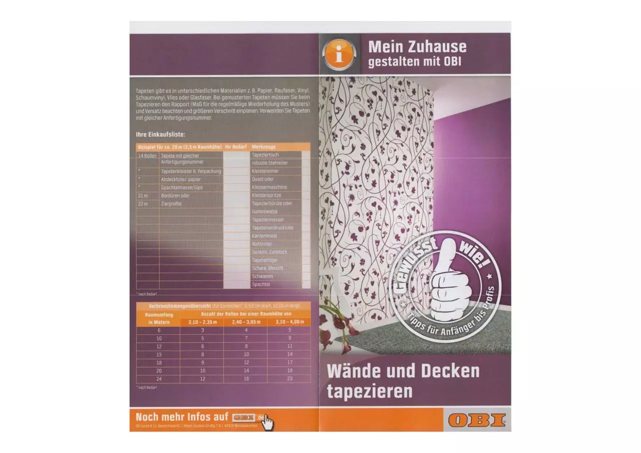 Page 1 of 2, Wände u. Decken