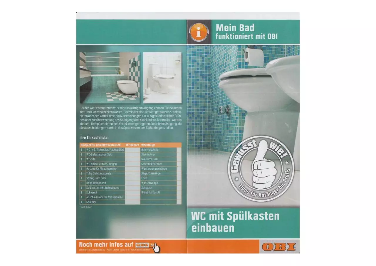 Page 1 of 2, WC Spülkasten